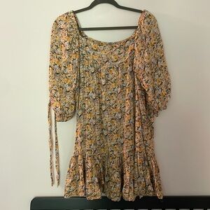 Esther off the shoulder/balloon sleeve dress